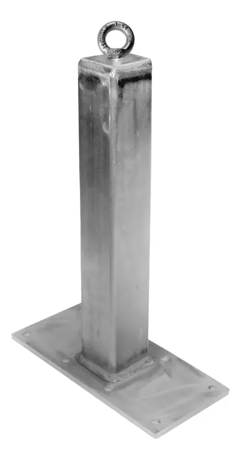 Anchor post with a rectangular base plate 352 x 160 mm