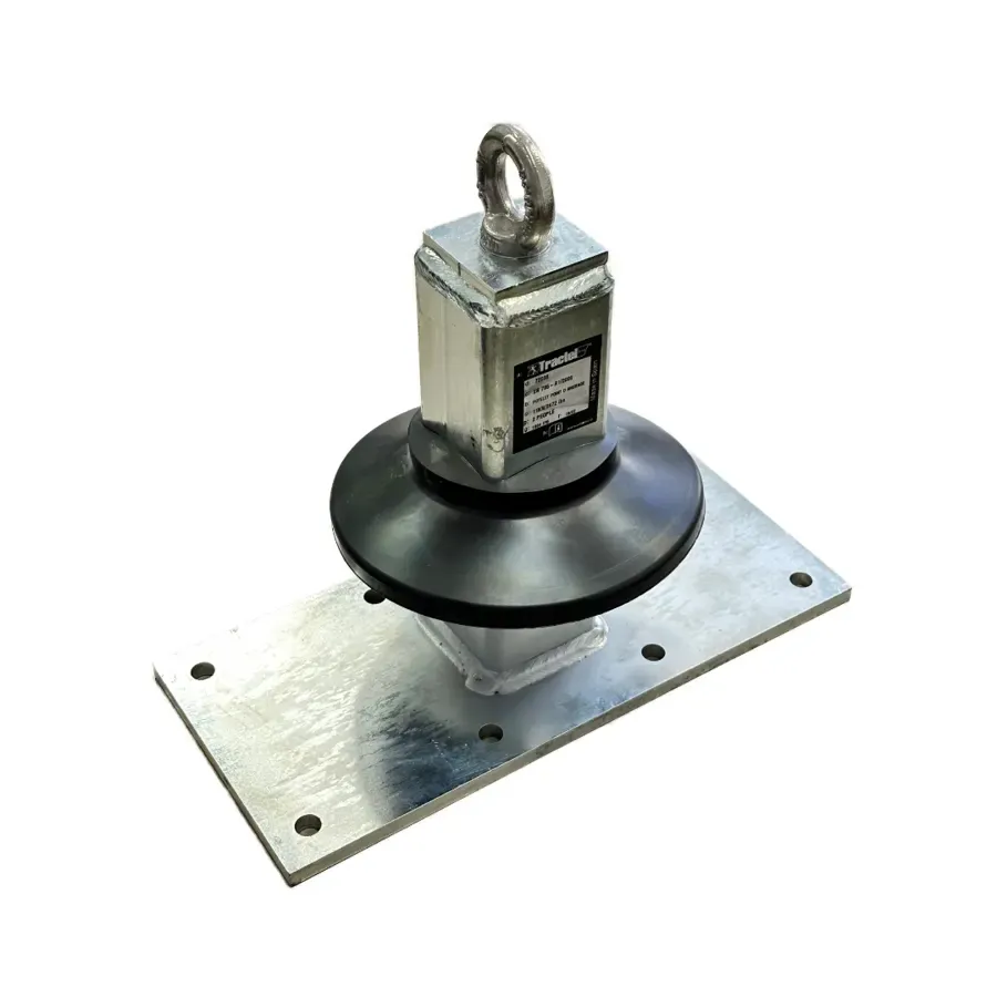 Anchor post with a rectangular base plate 352 x 160 mm