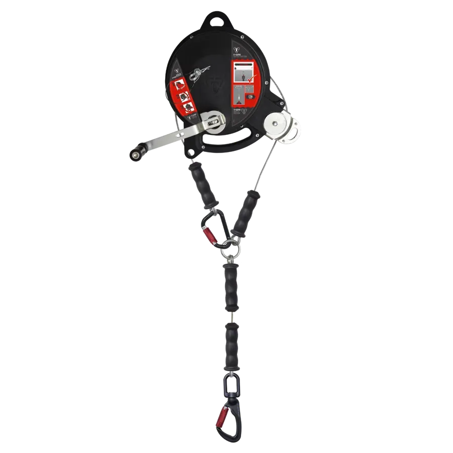 T-Line 12 m with Rescue Winch, Steel Cable