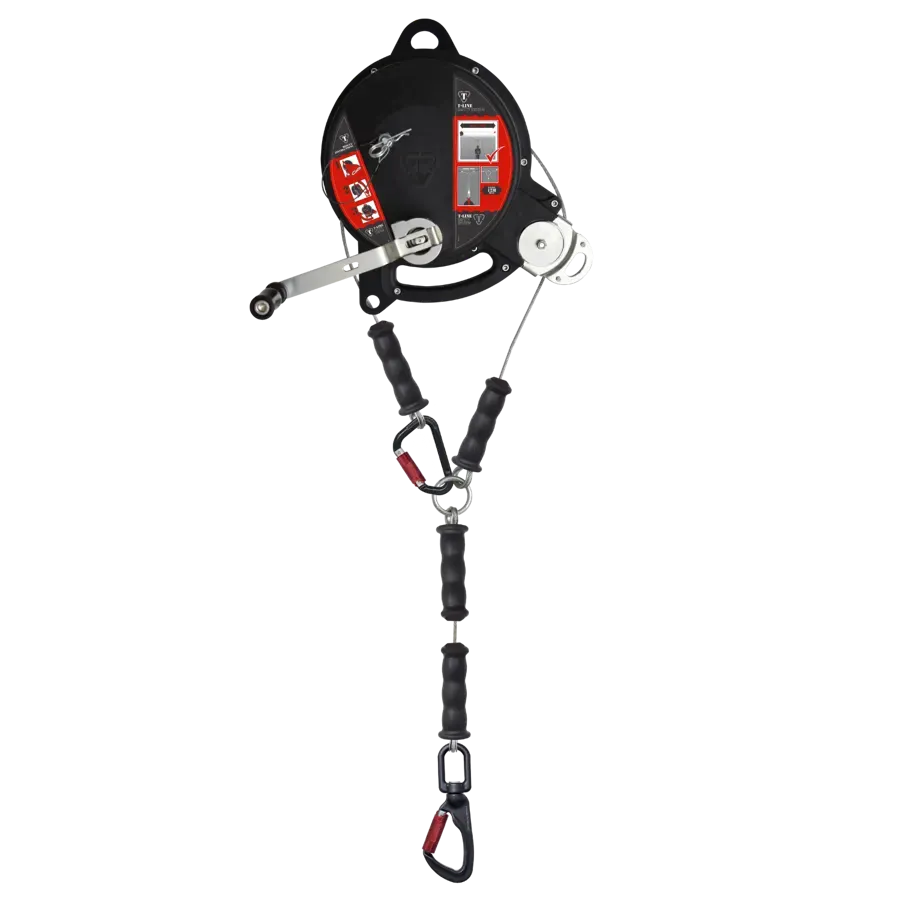 T-Line 24 m with Rescue Winch, Steel Cable