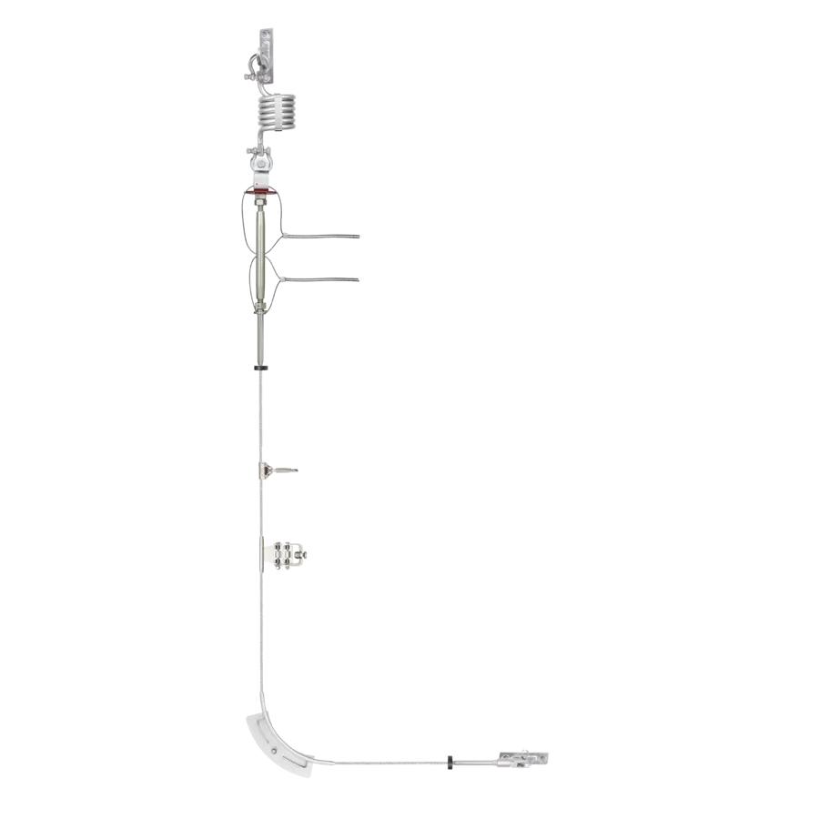 Horizontal Anchorage Lifeline System on Rigid Cable Line (Floor/Ceiling Mounted)