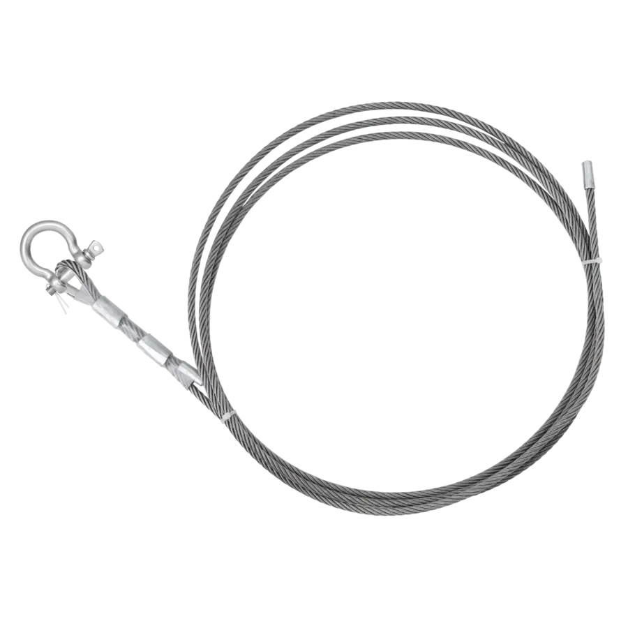 Stainless Steel Wire Rope with D-Shackle