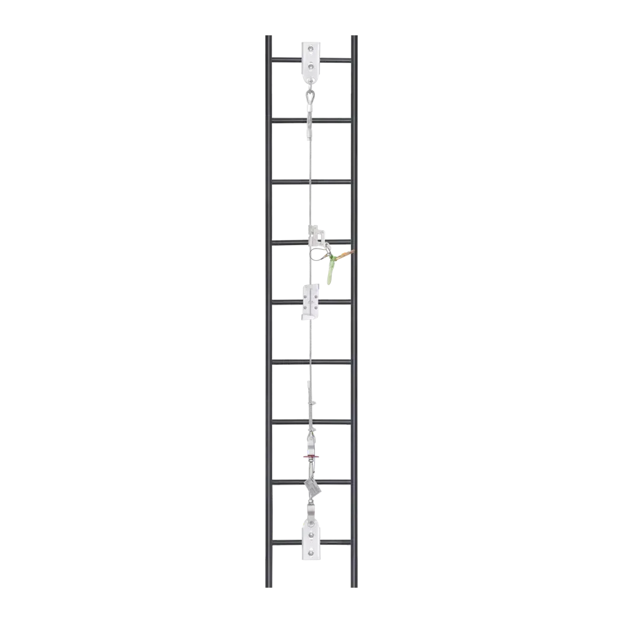 AFF6000 Vertical Anchorage Line System on Rigid Cable Line