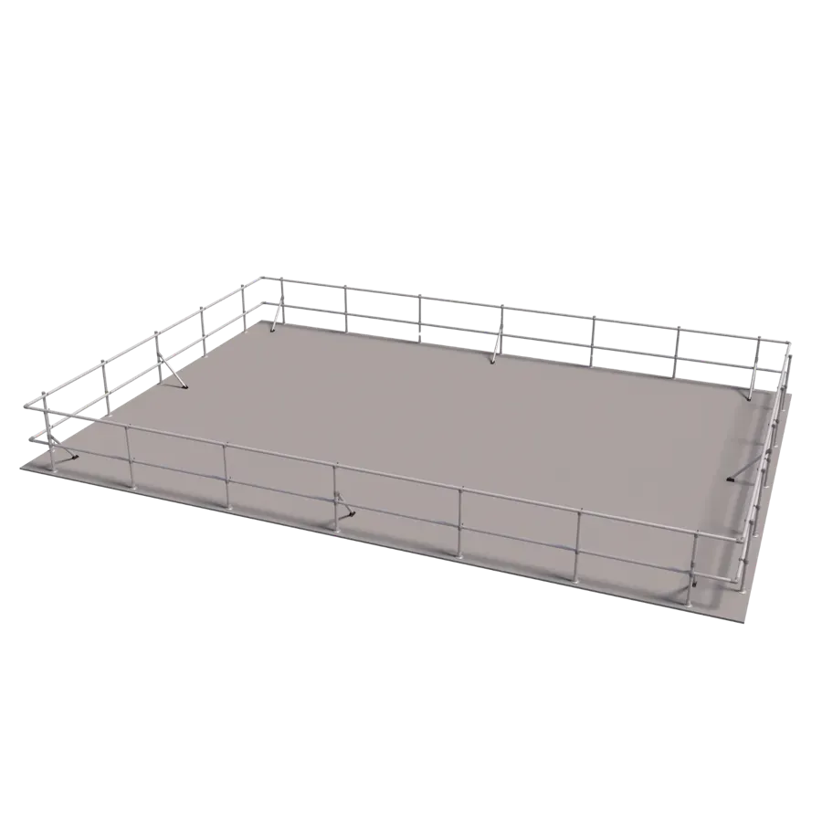 Guardrail for Concrete Roof