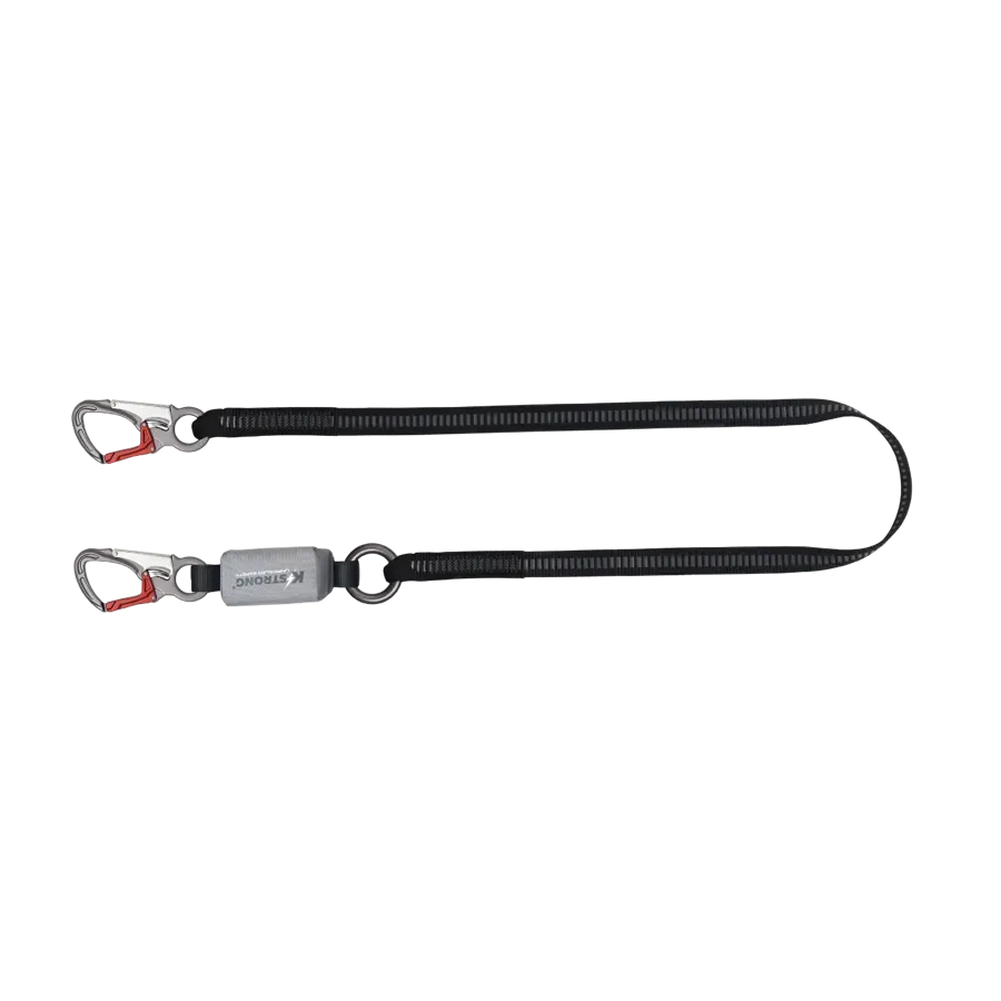 Epic Shock Absorbing Lanyard with Aluminum Snap Hooks