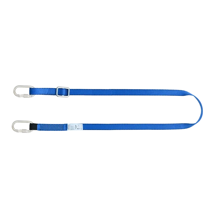 Essential Restraint Webbing Adjustable Lanyard with Karabiners