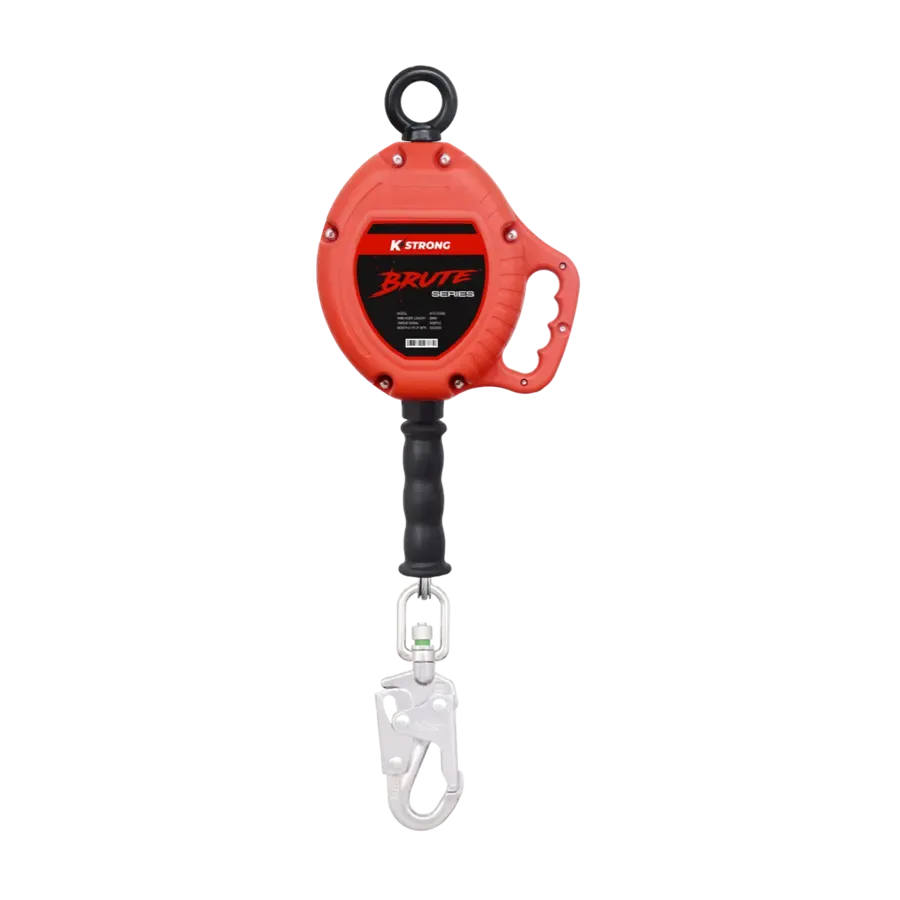 Brute SRL Block (Wire Rope) 6 Meter with Steel Snap Hook