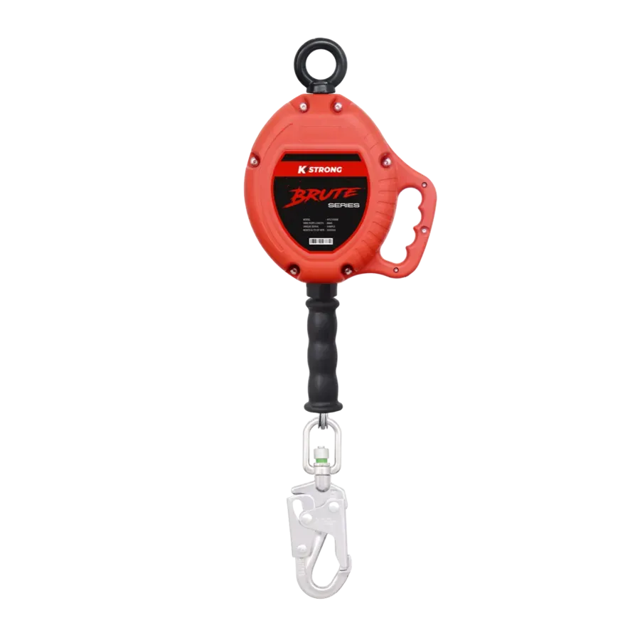 Brute SRL Block (Stainless Steel Wire Rope) 6 Meter with Steel Snap Hook