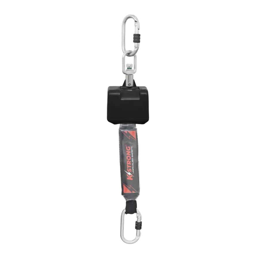 Mini Block (Swivel) 2 Meter with Steel Screw Locking Karabiner