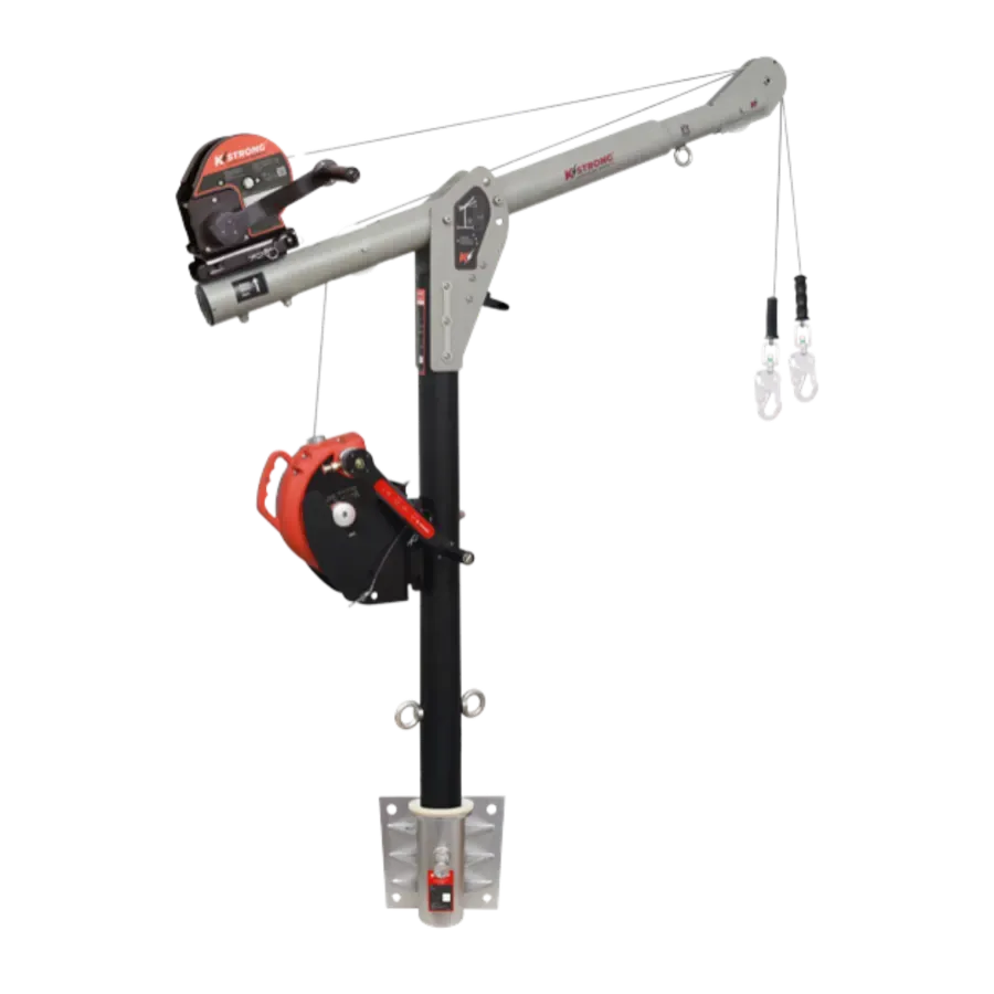 Modular Davit with Wall Mounting Base