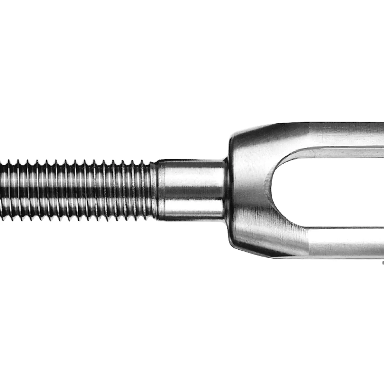 Clevis Monofork with external thread right-hand