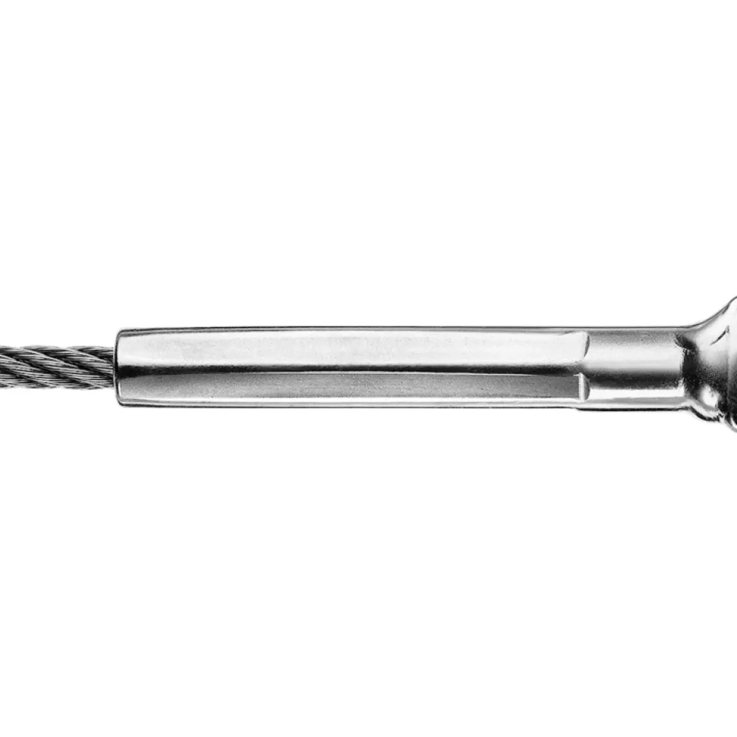 Clevis swaged