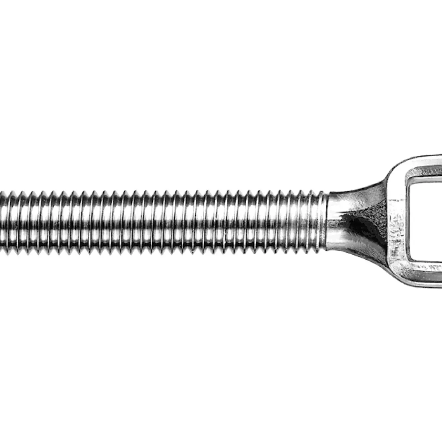 Clevis with external thread left-hand
