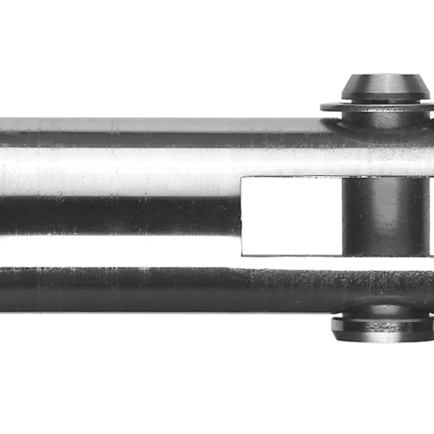 Clevis with internal thread left-hand