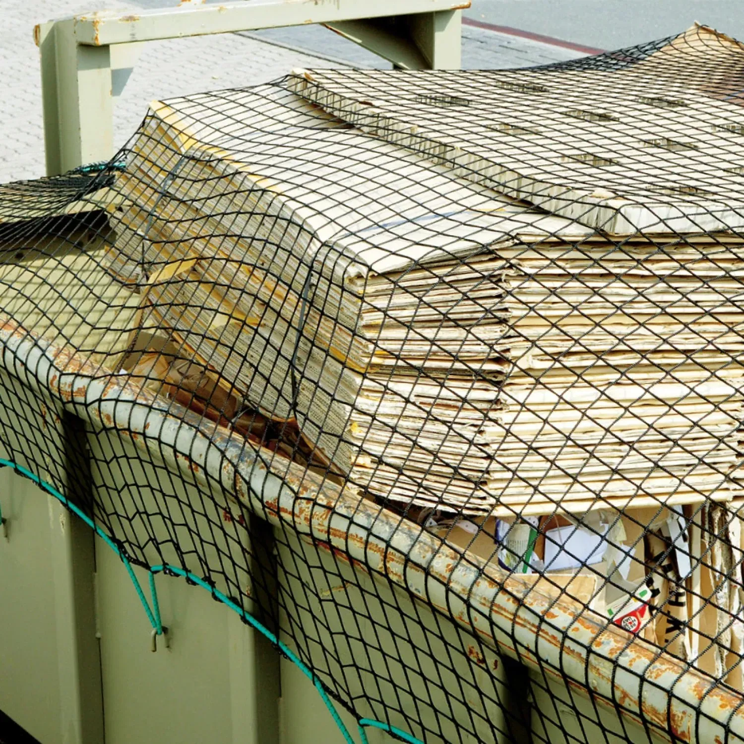 Container cover net
