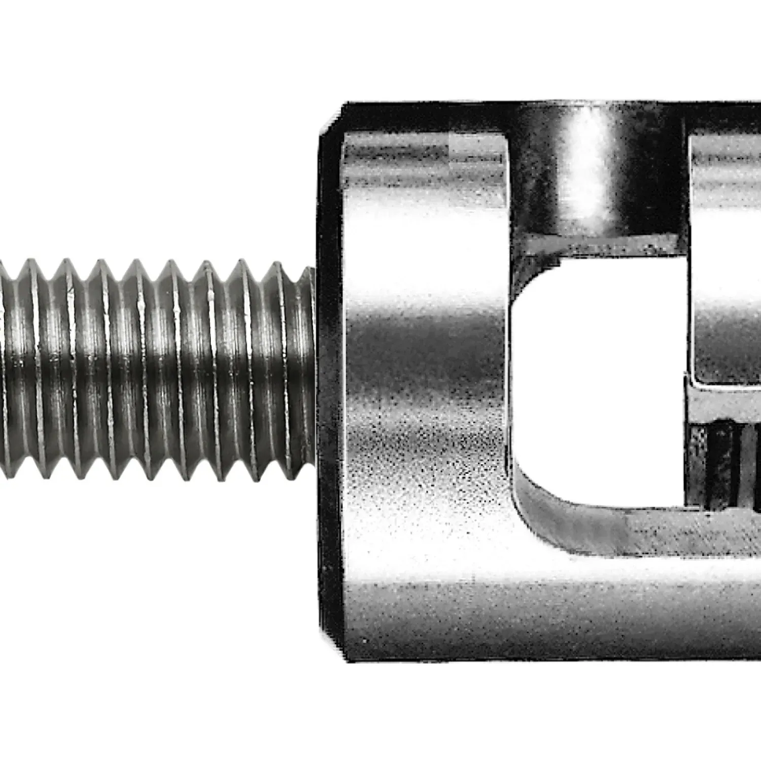 Cross clamp adjustable GreenGuide with threaded adapter