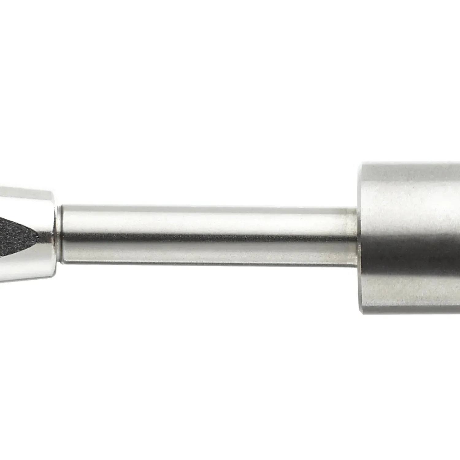 Cross clamp with support disc and countersunk holes