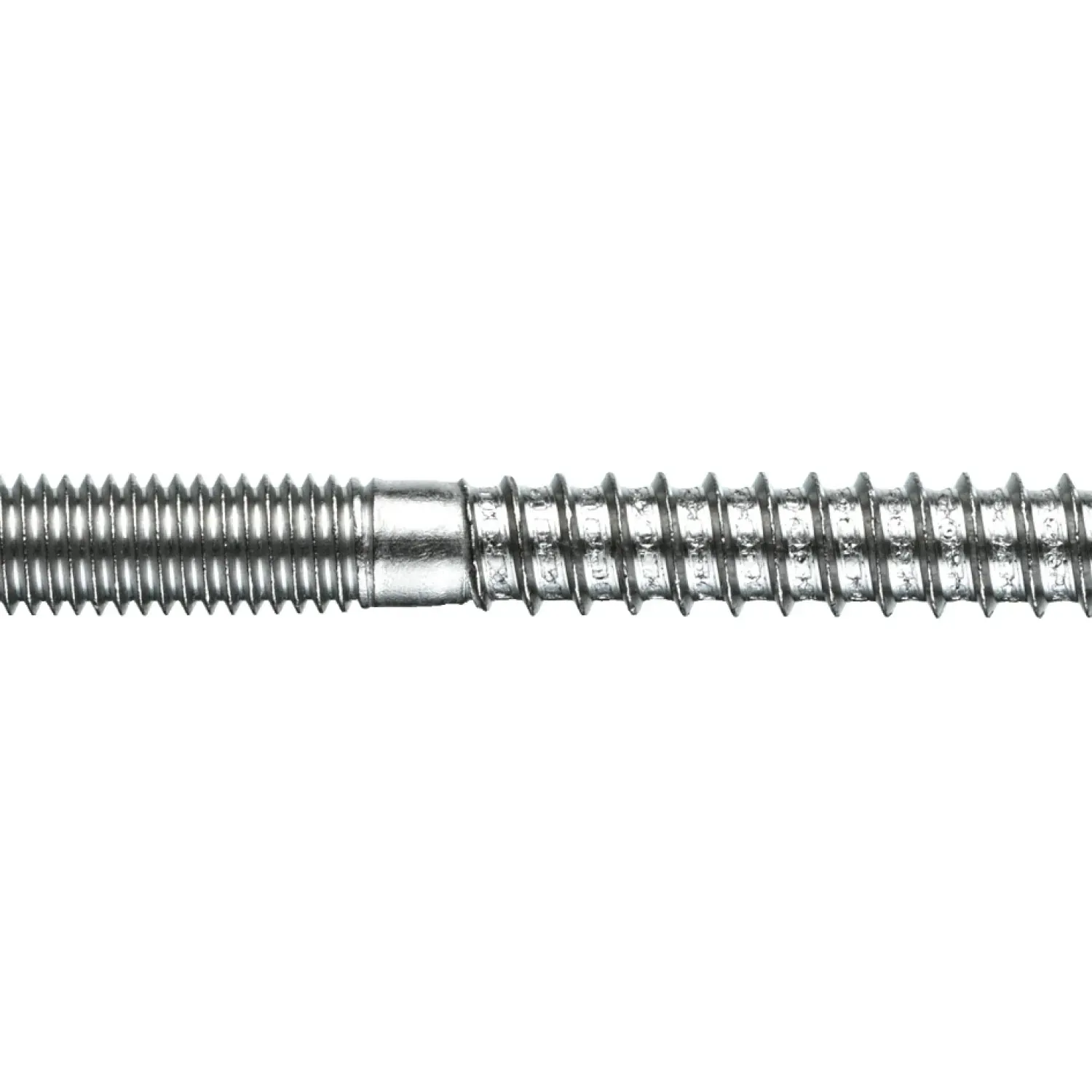 Dual thread screw right-handed AISI 316 / A4