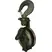 ED - Snatch pulley with wire rope guide flanges