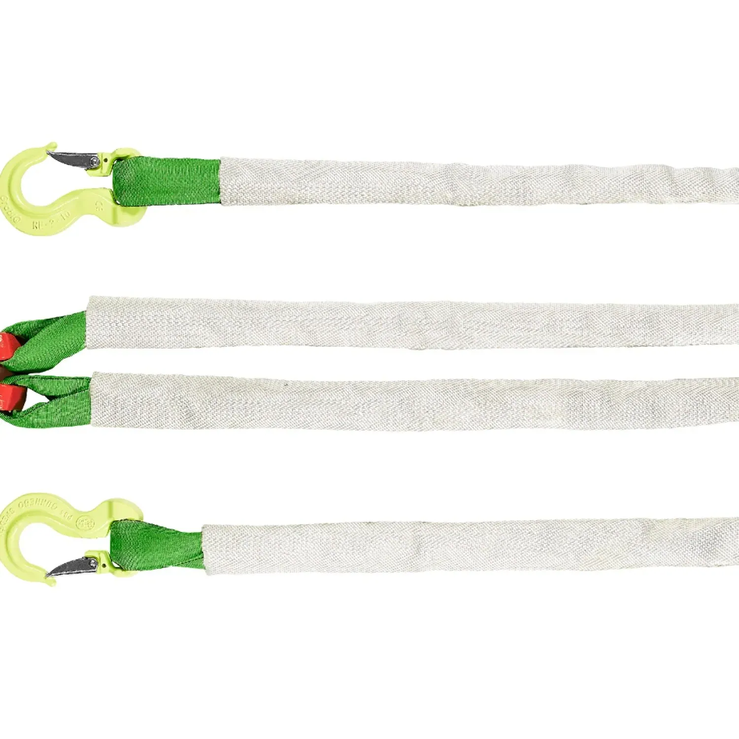 Endless web sling assembly two-leg mit Rundschlingenhaken