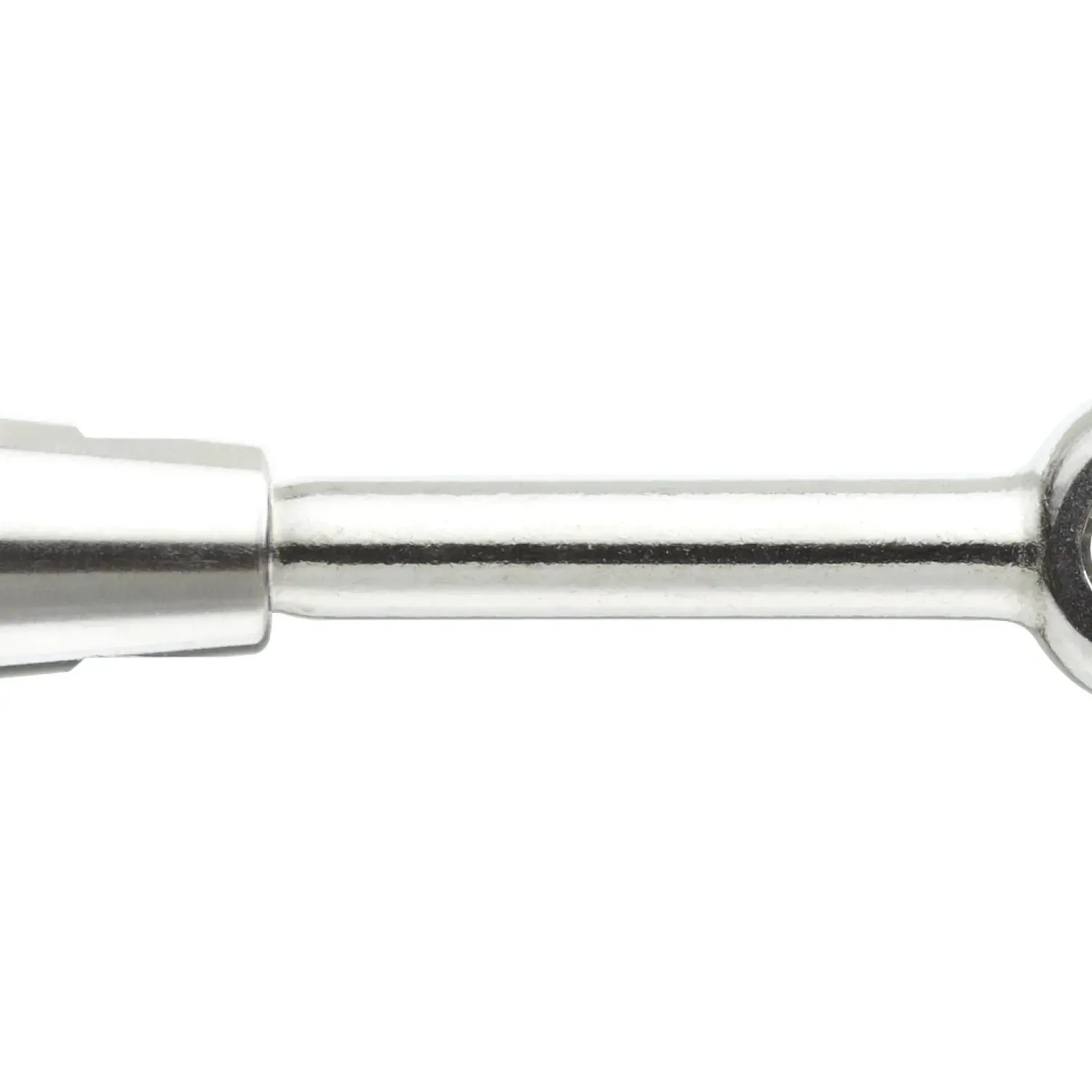 Eye bolt with support disc and countersunk holes