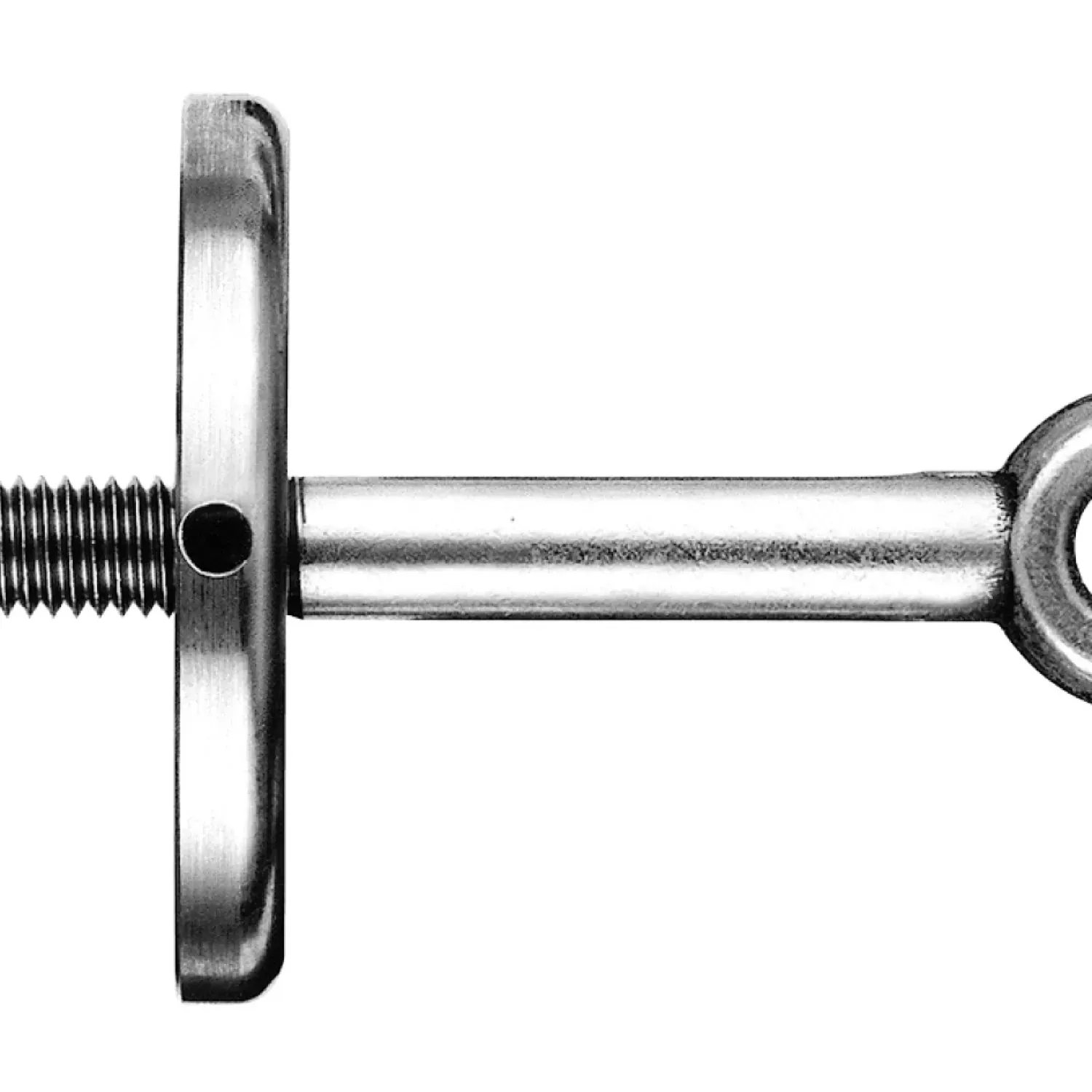Eye bolt with support disc