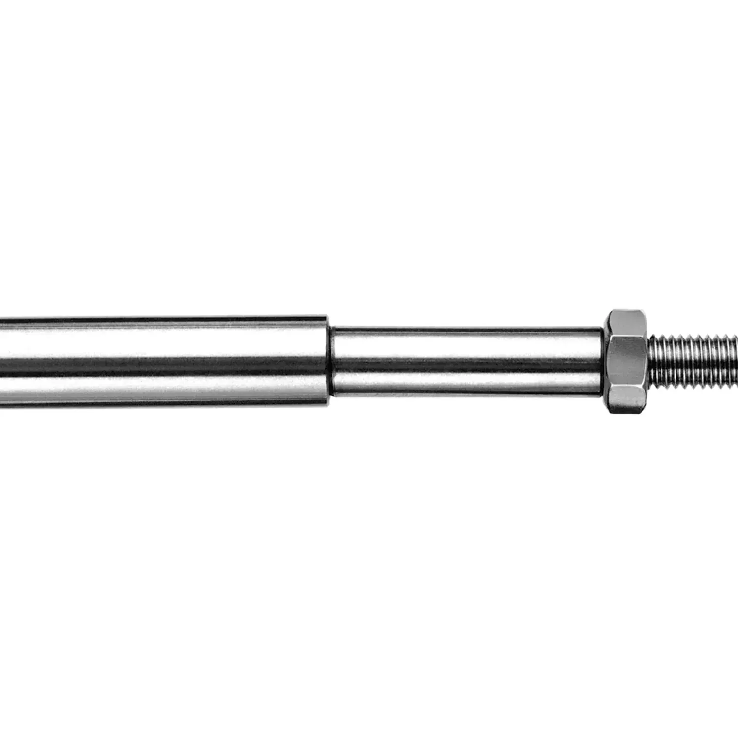 Eye-end and internal thread-end swivel swaged
