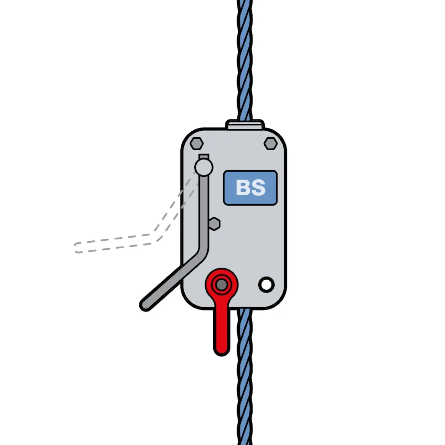 Fall arrest device type Blocstop BS Tractel