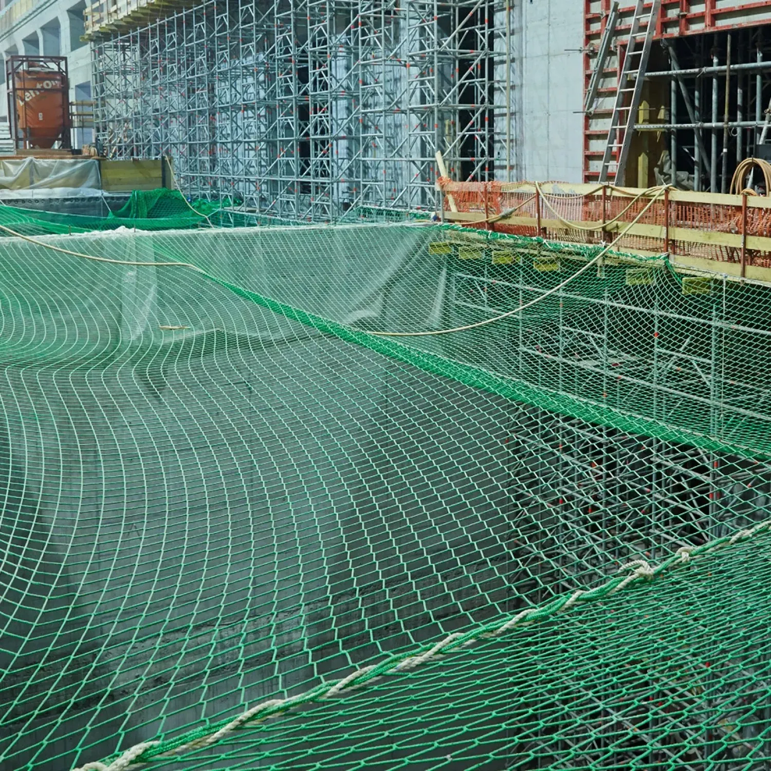 Fall stop net safety net type S