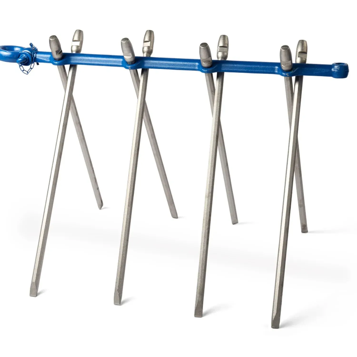 Field anchor with 8 rods