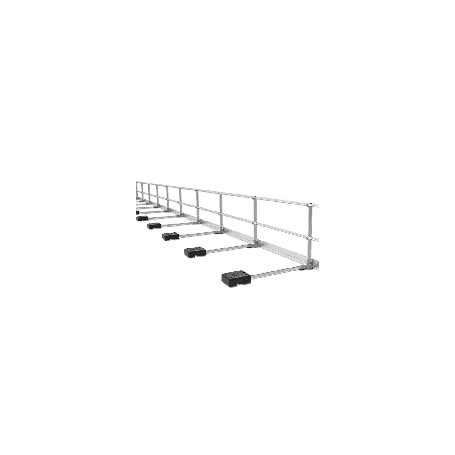 Freestanding Guardrail with Kickboard