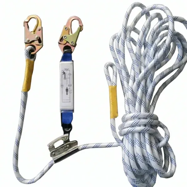 Adjustable Lanyard with/ Shock Absorber