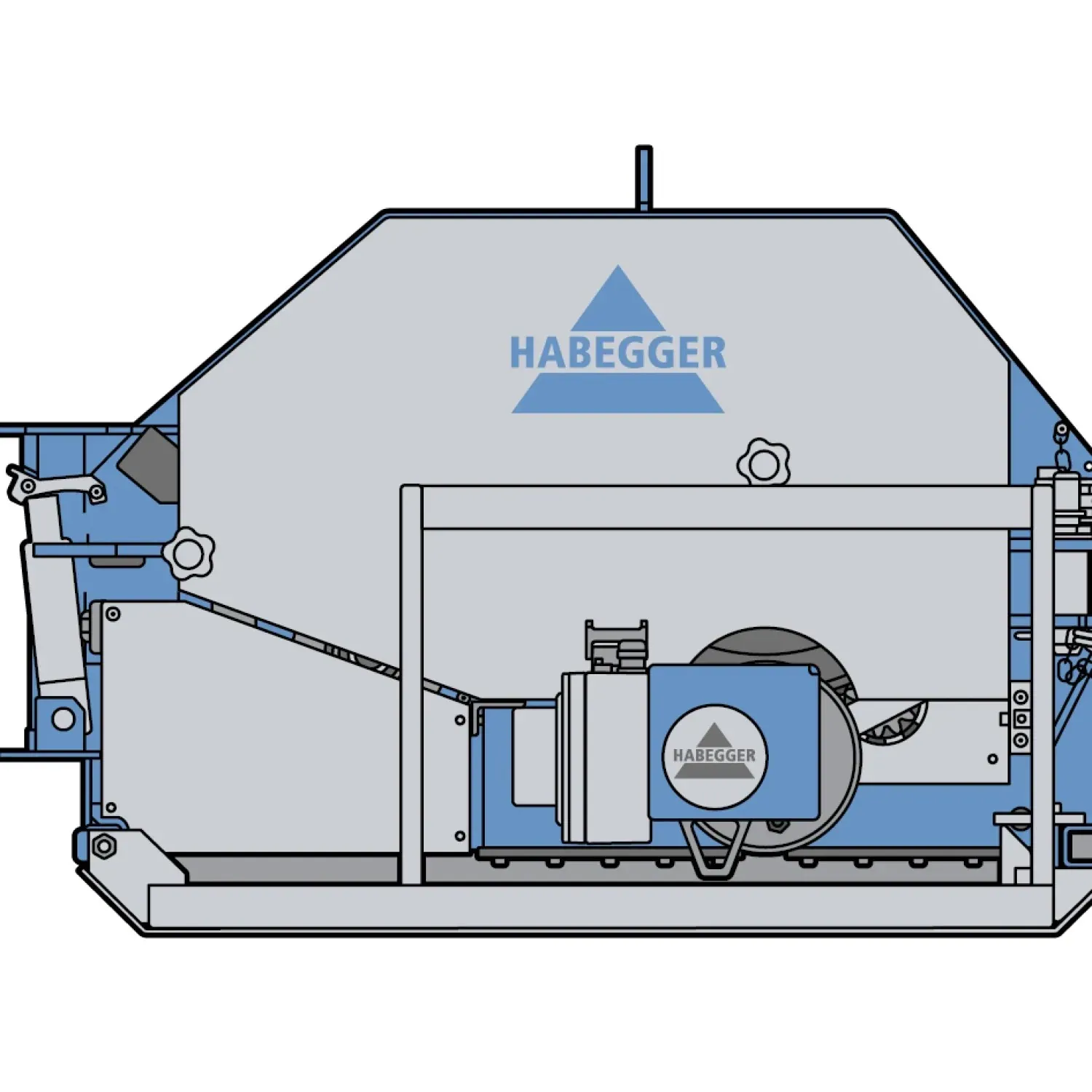 Habegger HIT-TRAC 64E neo electric motorized rope hoist