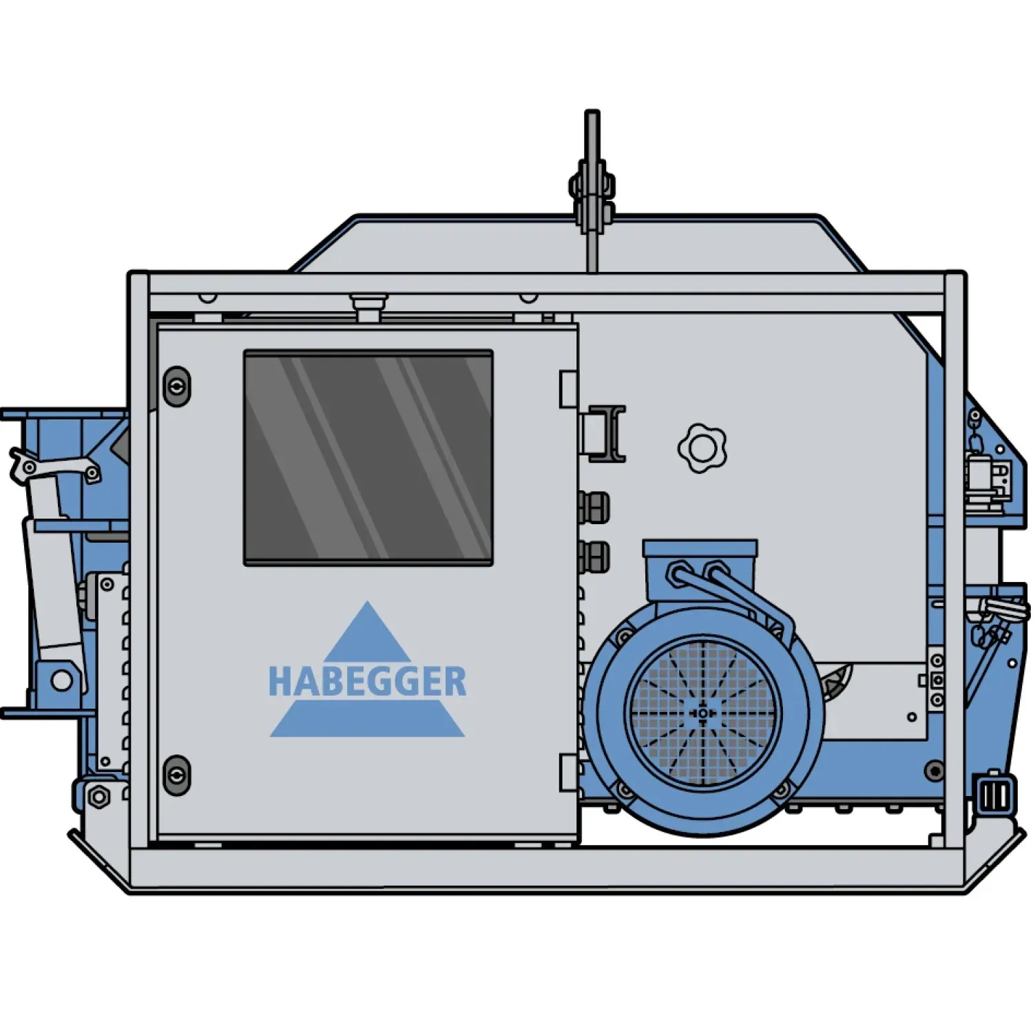 Habegger HIT-TRAC 64E servo electric motorized rope hoist