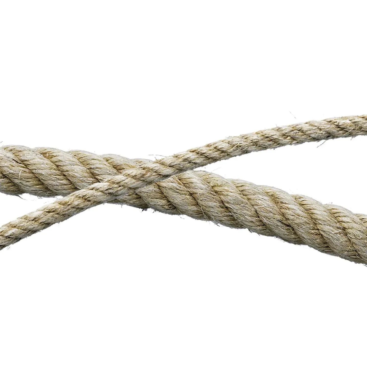 Hemp rope twisted