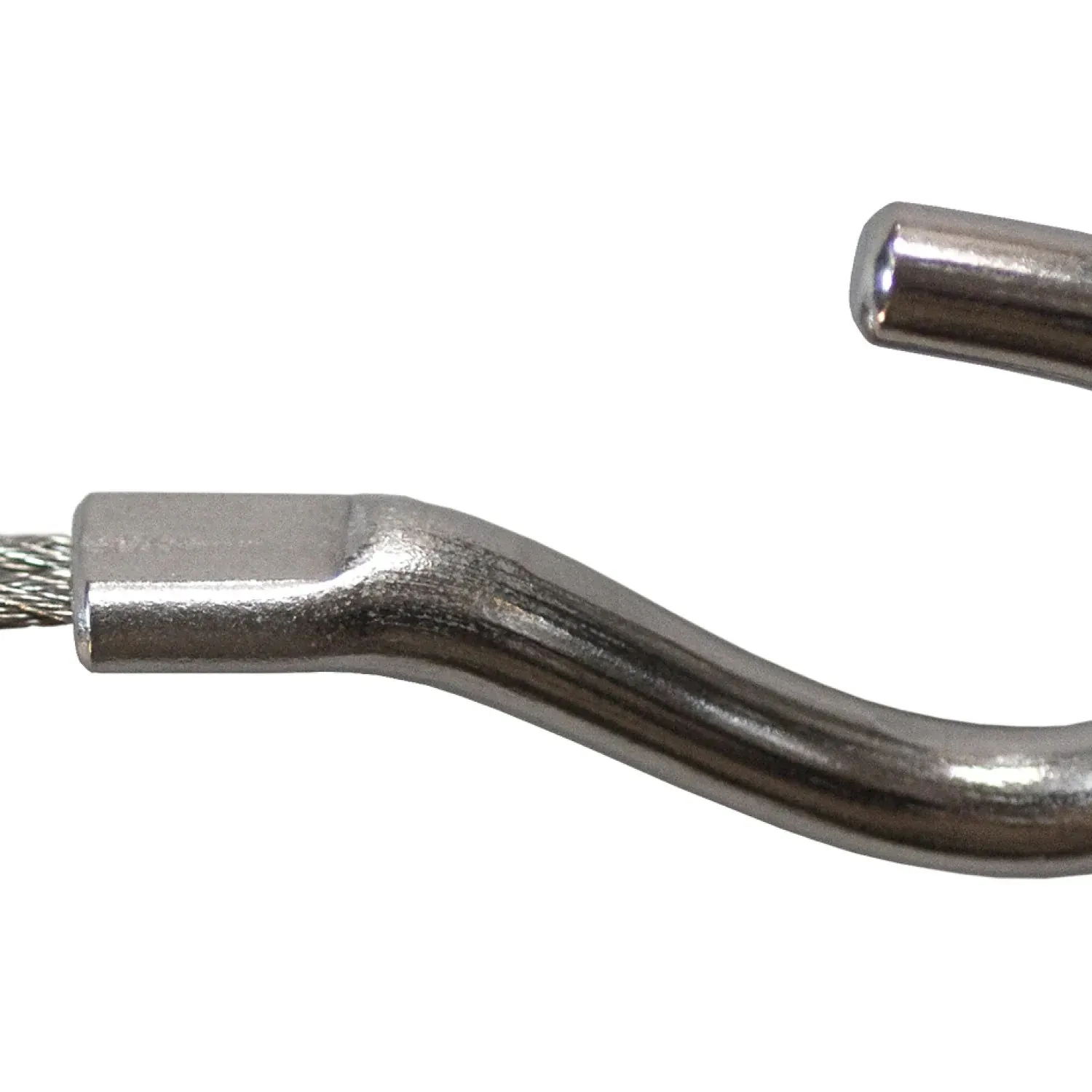 Hook Webnet flat swaged for two ropes