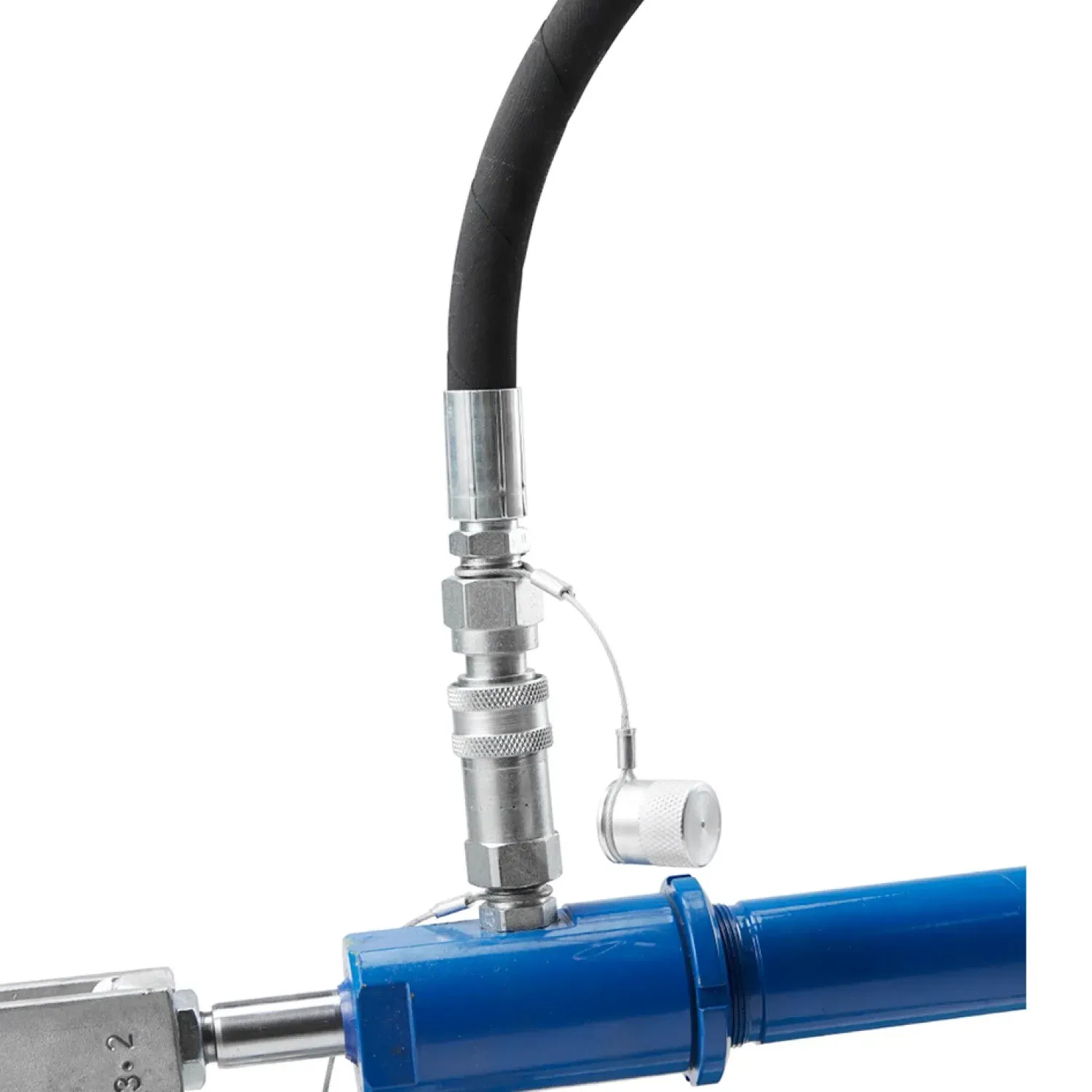 Hydralic hoses with quick disconnect