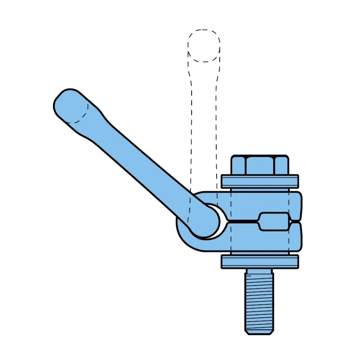 Lifting point with long screw