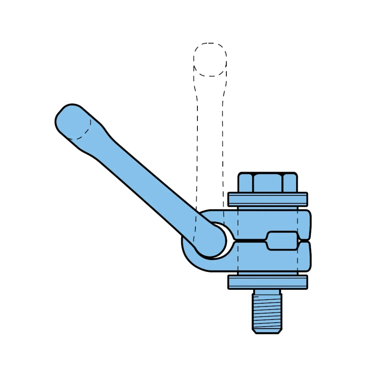 Lifting point with short screw