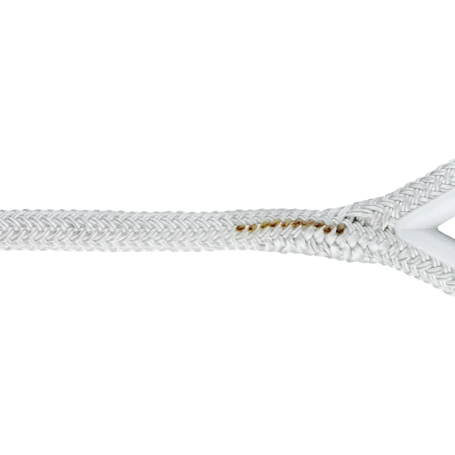 Loop with thimble spliced für Seil geflochten