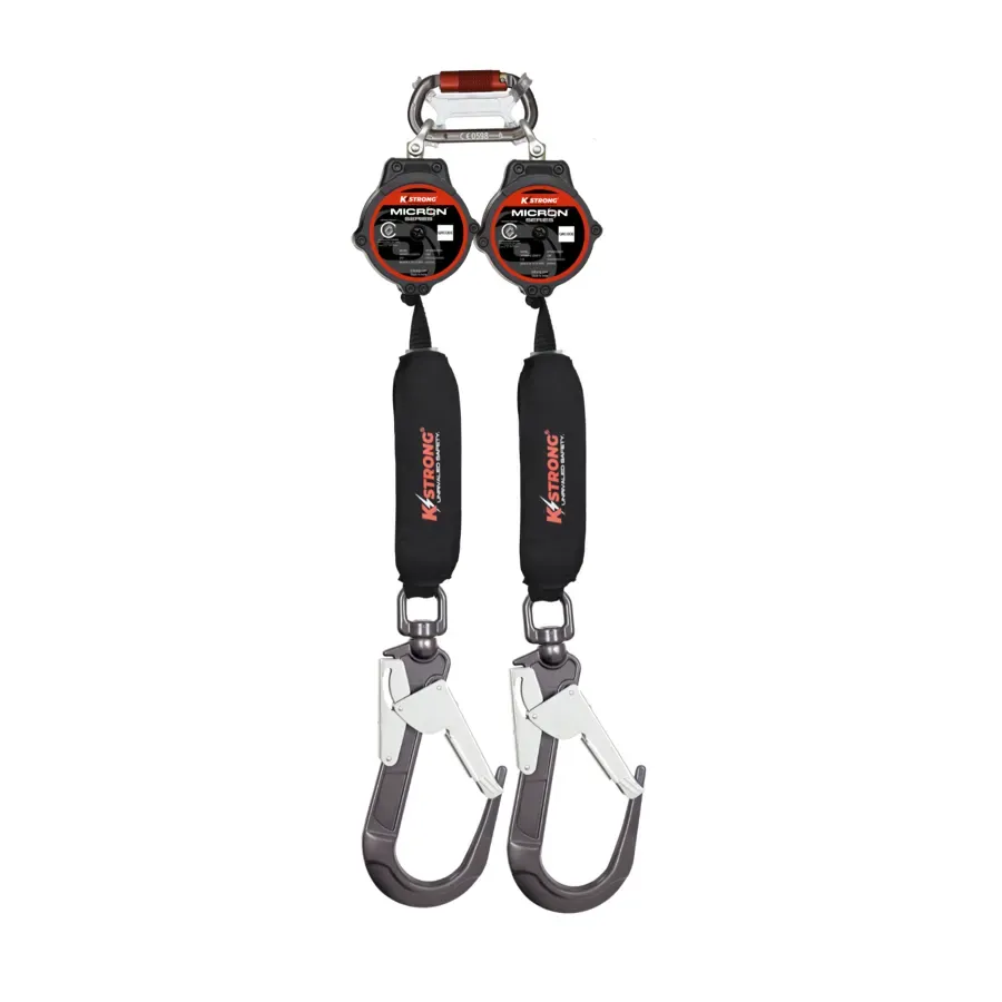 Twin Micron SRL 2 Meter with Aluminum Swivel Scaffold Hooks