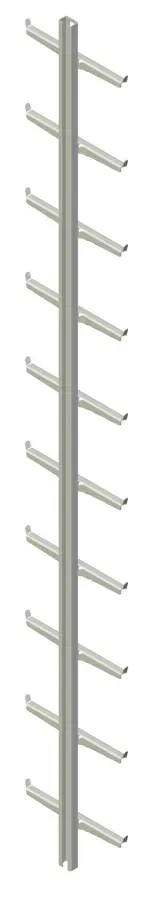 FABA A12 safety ladder galvanised steel