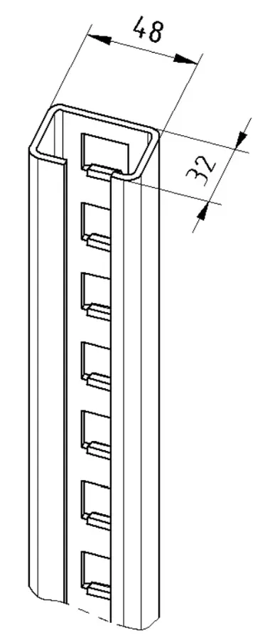 FABA A12 safety rail stainless steel