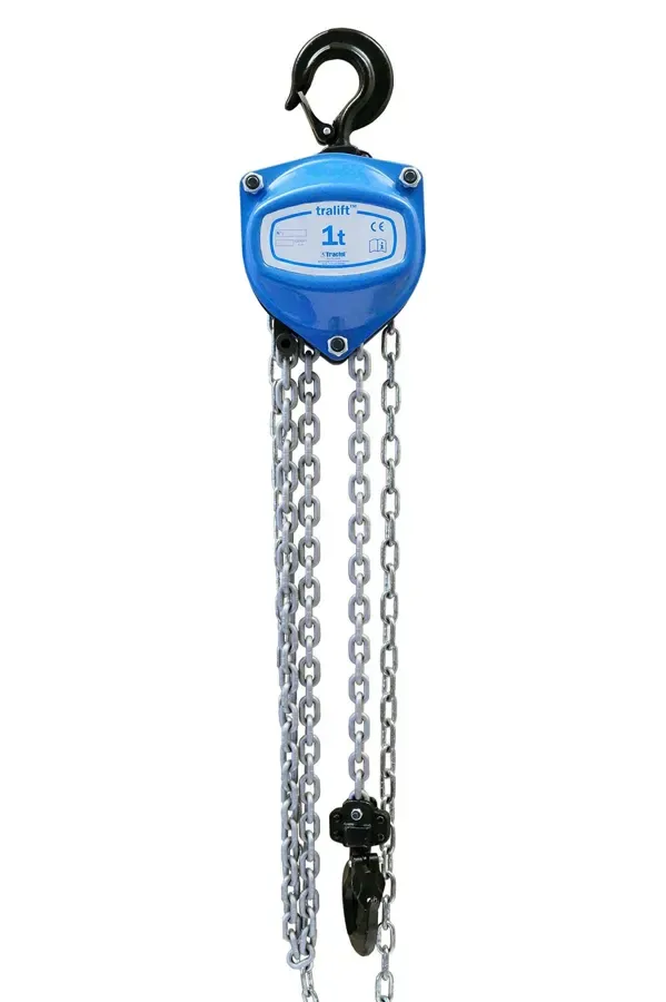 Tralift manual chain hoists new design load limiter