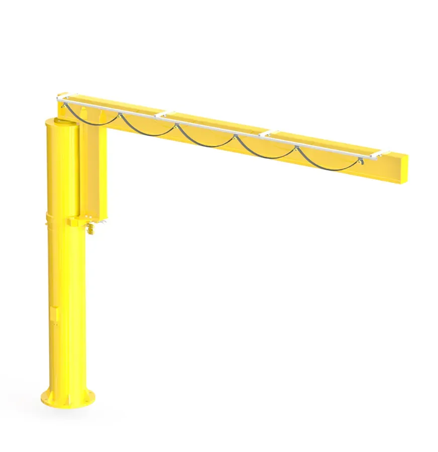 Column mounted jib cranes - underbraced