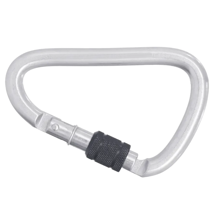 Steel Screw Gate Bulb Type Karabiner