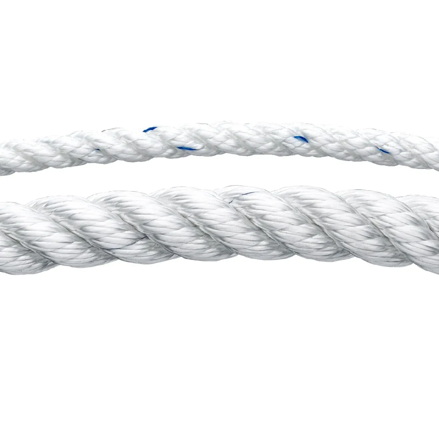 Polyester rope gedreht weiss