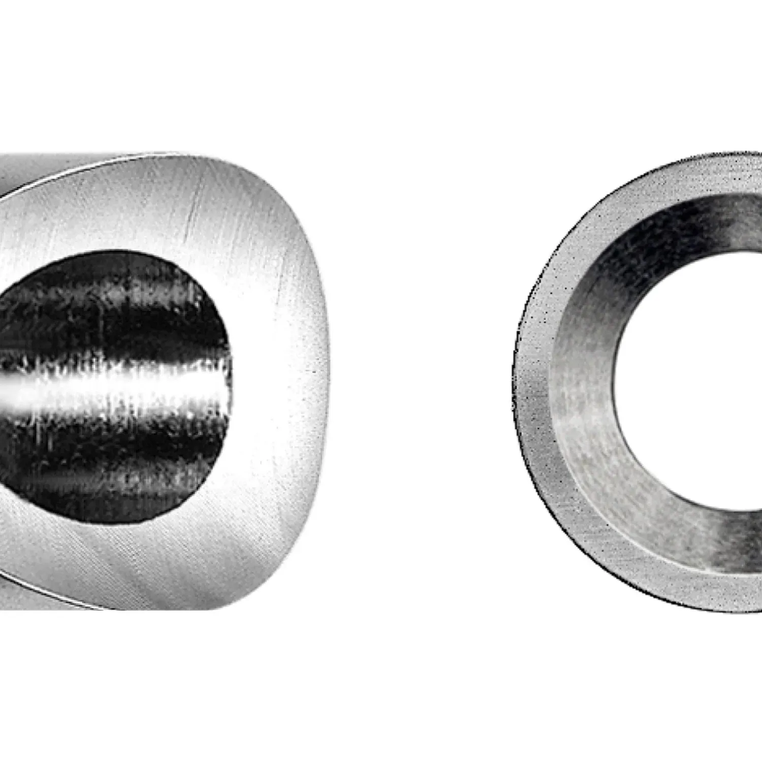 Post fitting round shape for end-stop with countersunk head 90° Univiss
