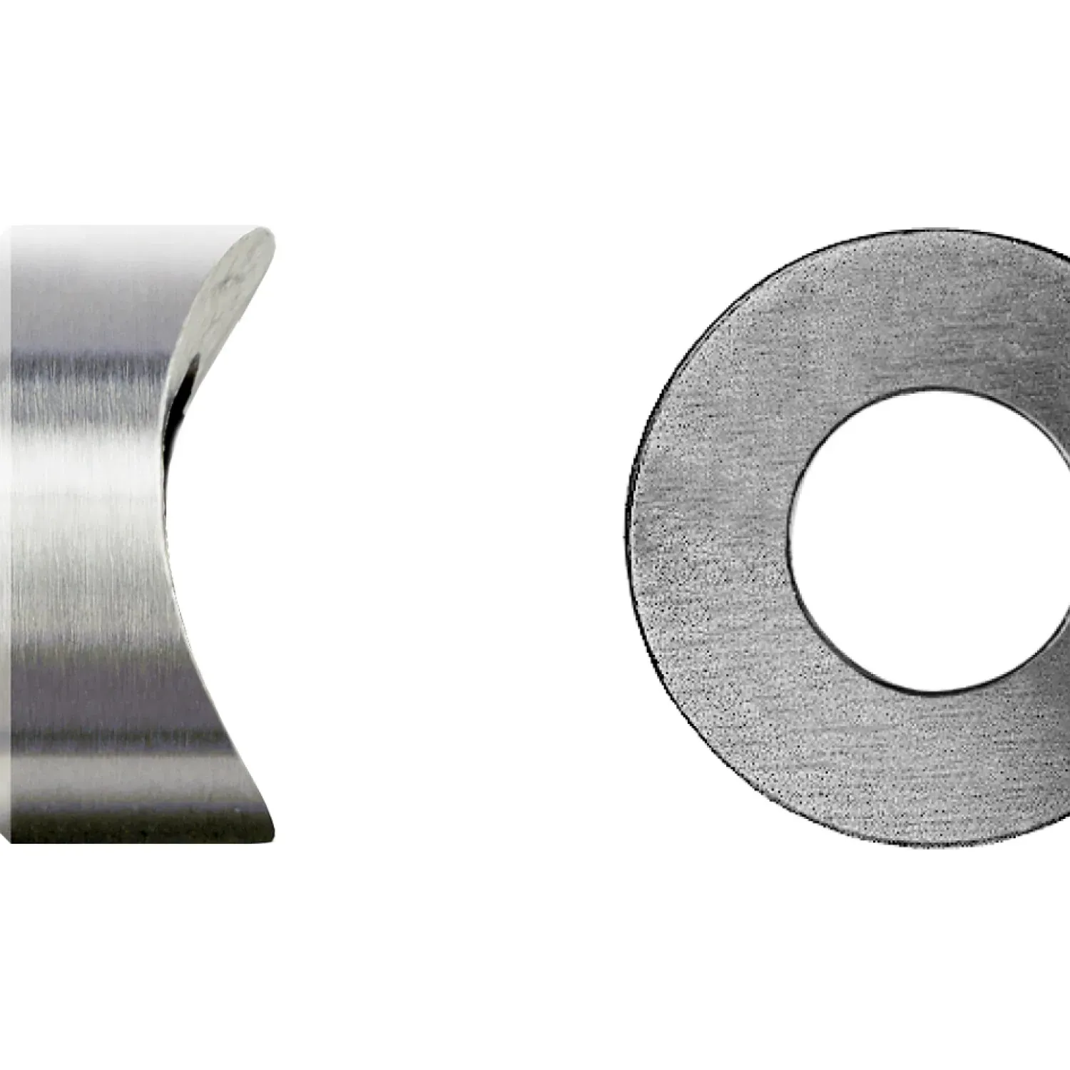 Post fitting round shape for external thread