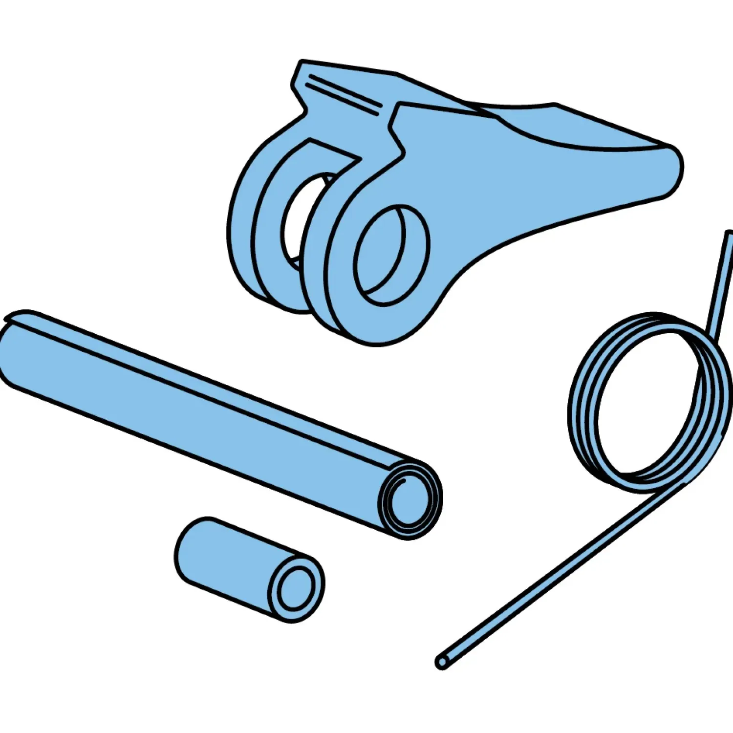 Replacement latch kit für Haken Typ CLW/CLS/CLG